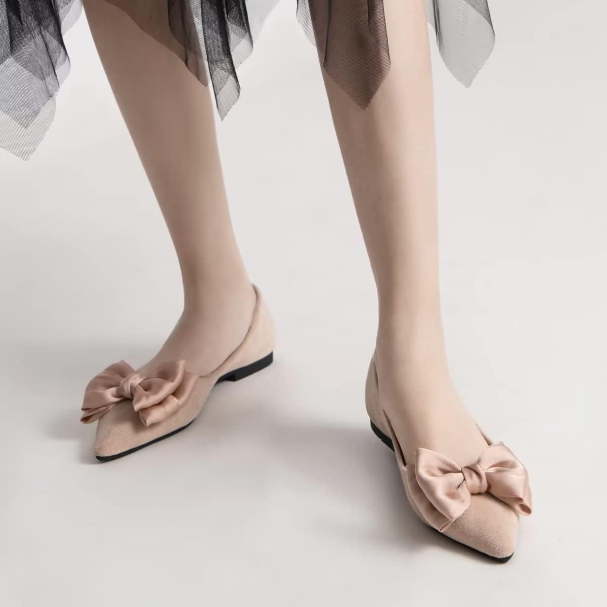 Beige-Pointed-Toe-Flats-with-Satin-Bow-4.jpg