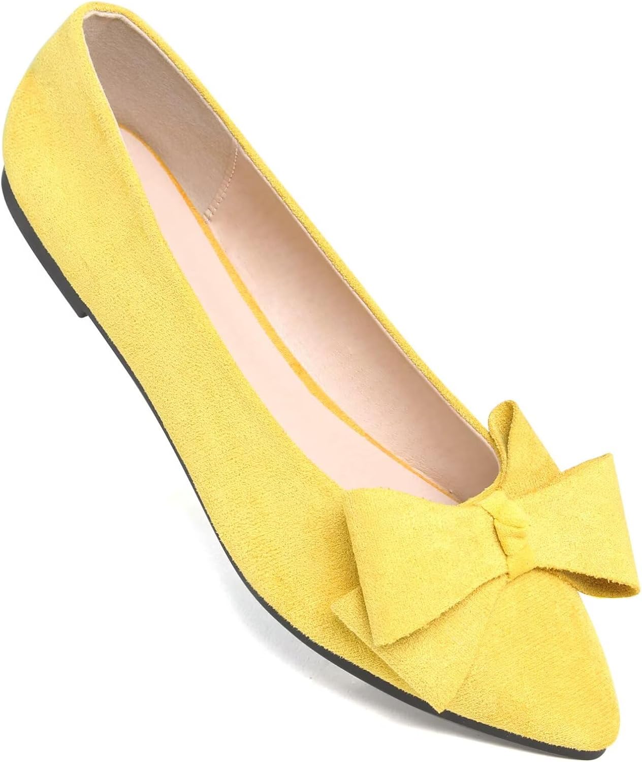 Yellow-Pointed-Toe-Flats-with-Bow-2.jpg