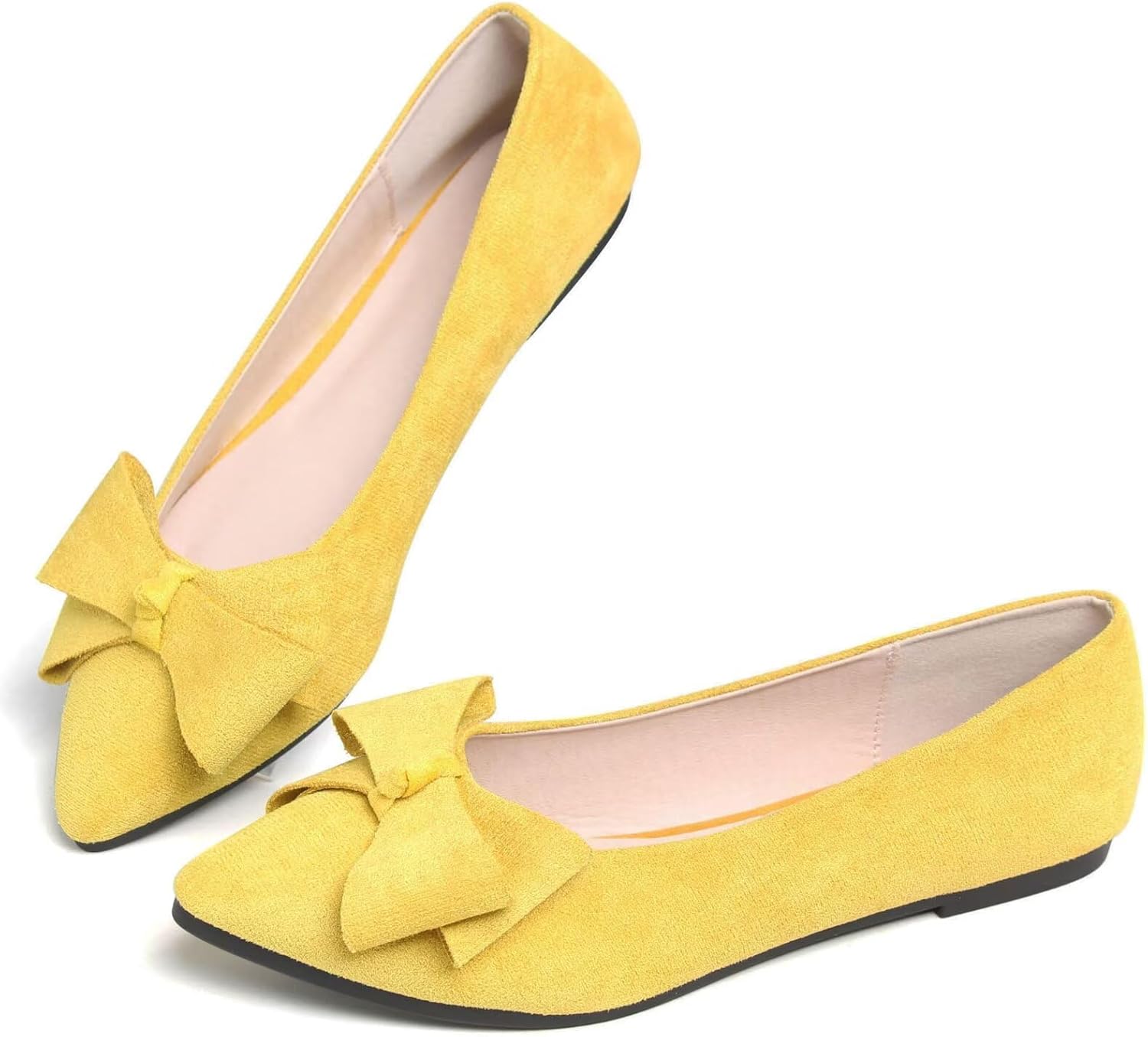 Yellow-Pointed-Toe-Flats-with-Bow-3.jpg